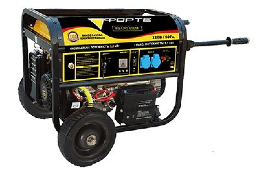 Газо-бензиновий генератор Forte FG LPG 6500E