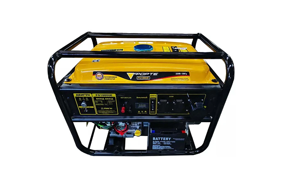 Бензиновий генератор Forte FG10000E