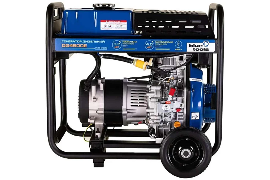 Дизельний генератор BLUETOOLS DG4500E
