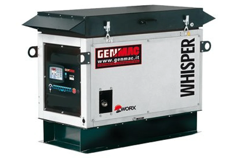 Бензиновий генератор 10 кВт Genmac Whisper RG10100KSE у кожусі