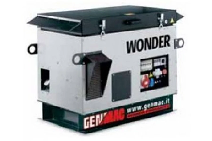 Бензогенератор 10 кВт Genmac Wonder G12100KSE у кожусі