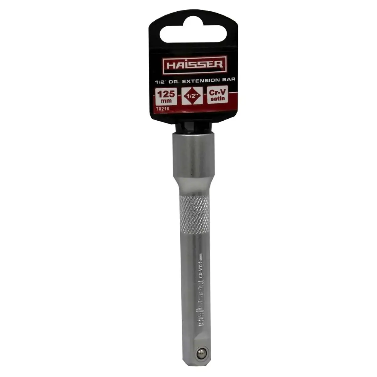 Подовжувач Cr-V 1/2" Satin 125мм Haisser 70216