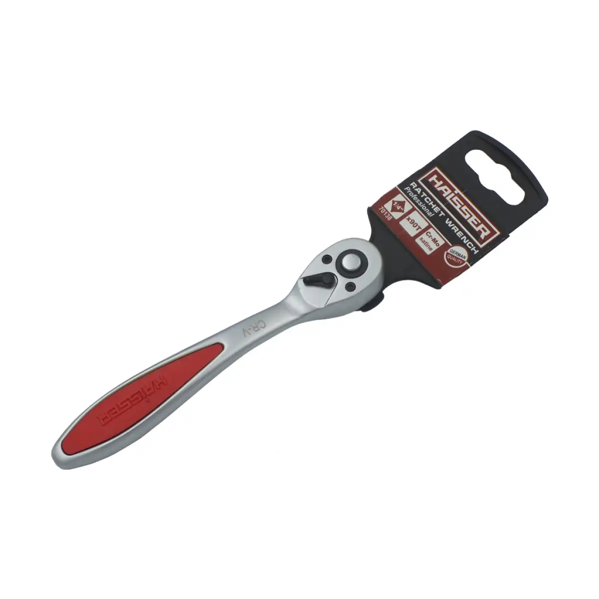 Haisser Ключ-тріскачка 1/4 "90 зубів PROFI з підвіскою
