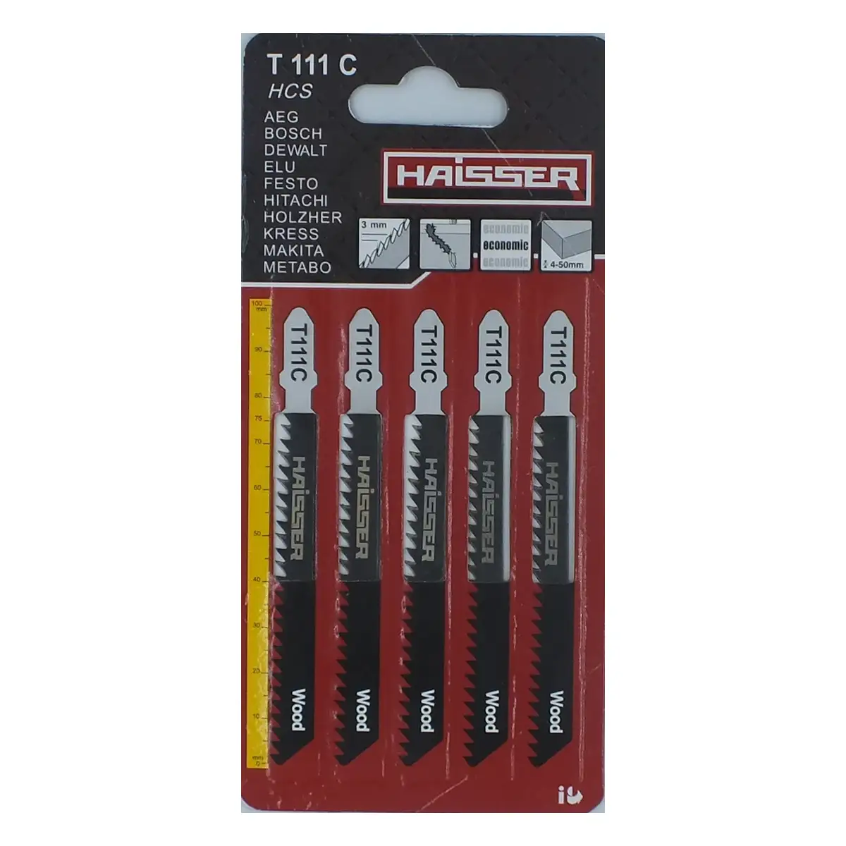 HAISSER Т111С Набір пильних полотен 5шт