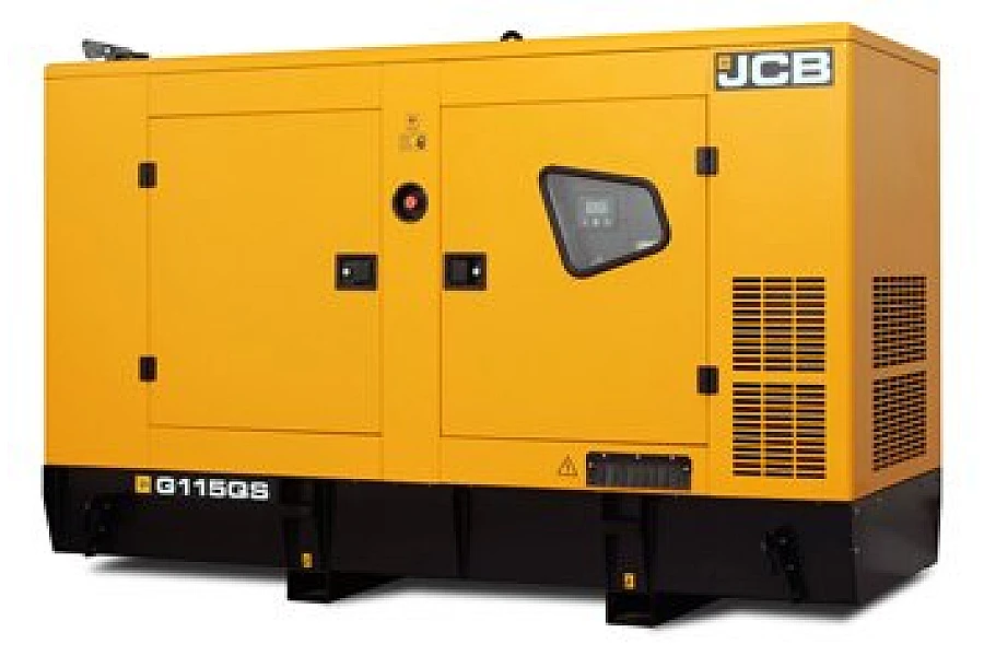 Дизельний генератор 92,8 кВтJCB G115QS у кожусі