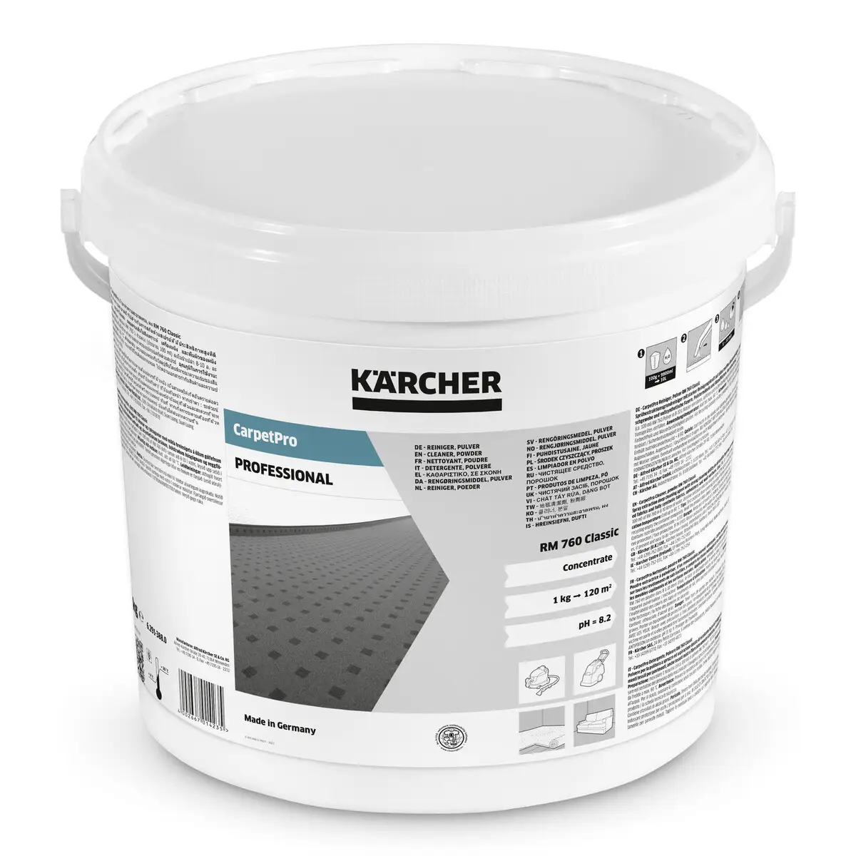 Karcher RM 760 Порошкове засіб для чищення для чищення килимів (6.291-388.0) 10 кг