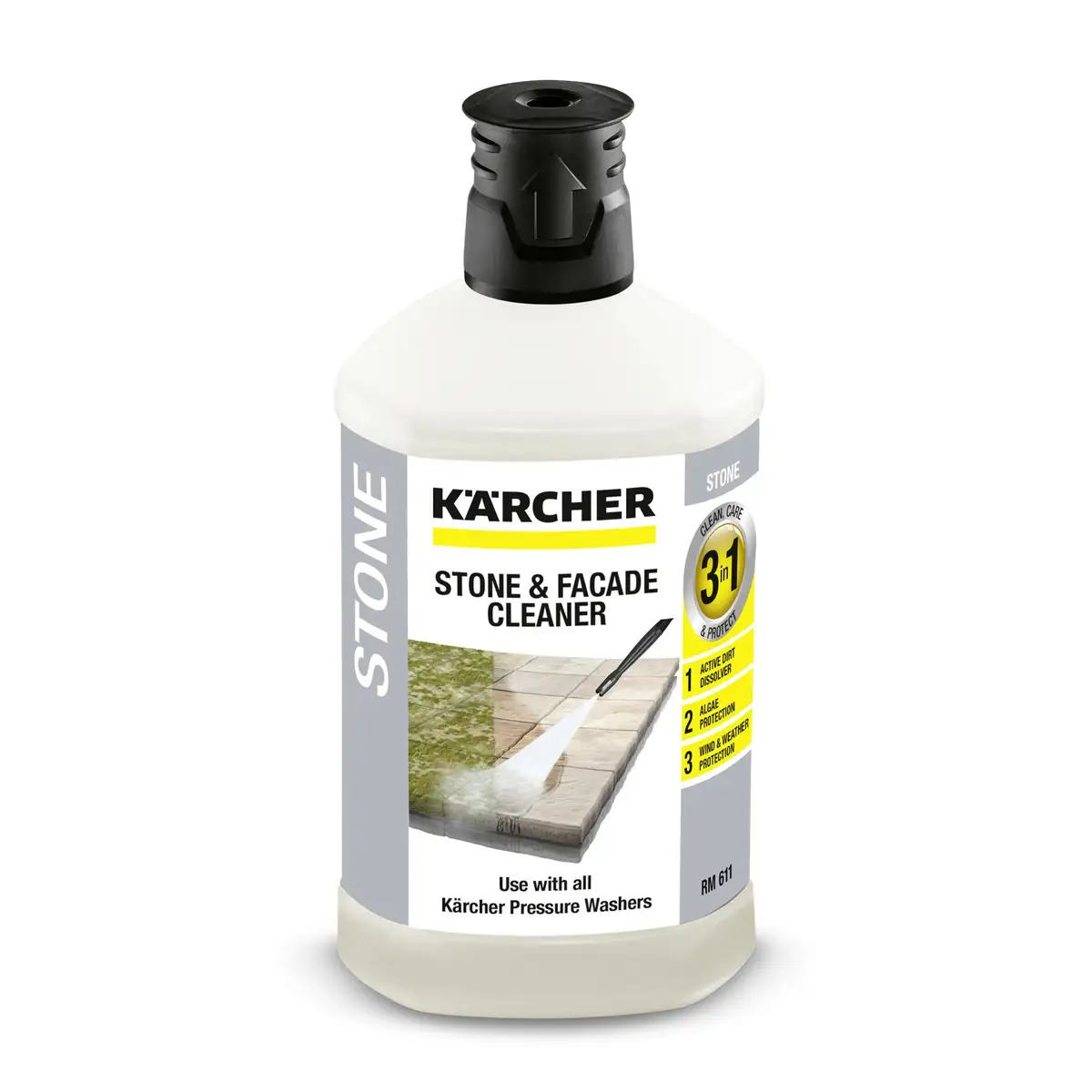 KARCHER Засіб для чищення каменю і фасадів 3 в 1, 1 л (6.295-765.0)