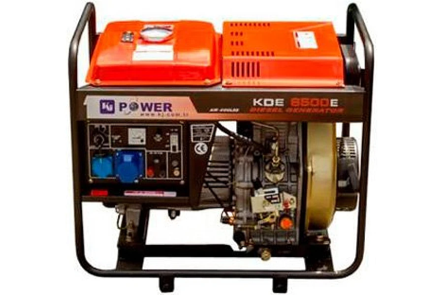 Електрогенератор дизельний KJ POWER KDE3500E відкритого типу