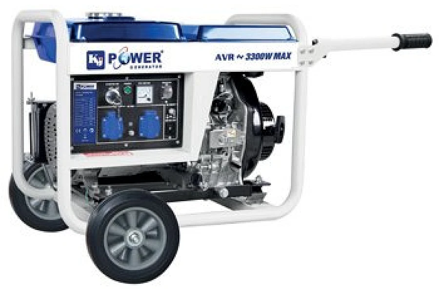 Електрогенератор дизельний 5 кВт KJ POWER KJ6500E відкритий