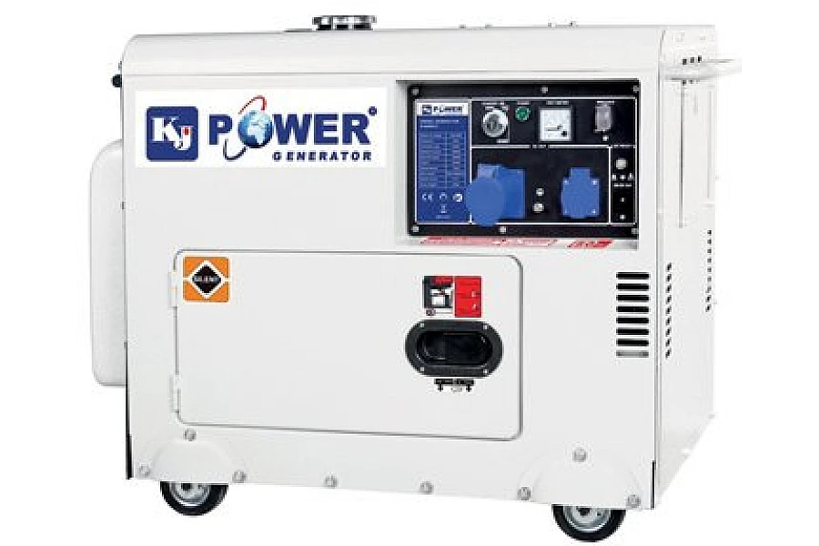 Дизельный генератор 5 кВт KJ POWER KJ7500T в кожухе
