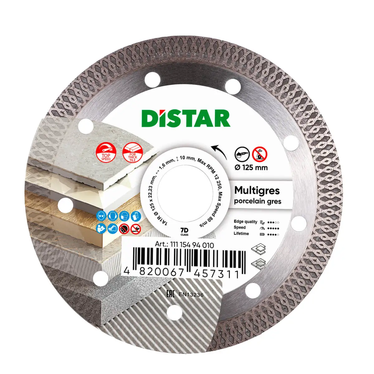 Круг алмазний Corona DISTAR (1A1R) - 125 Multigres