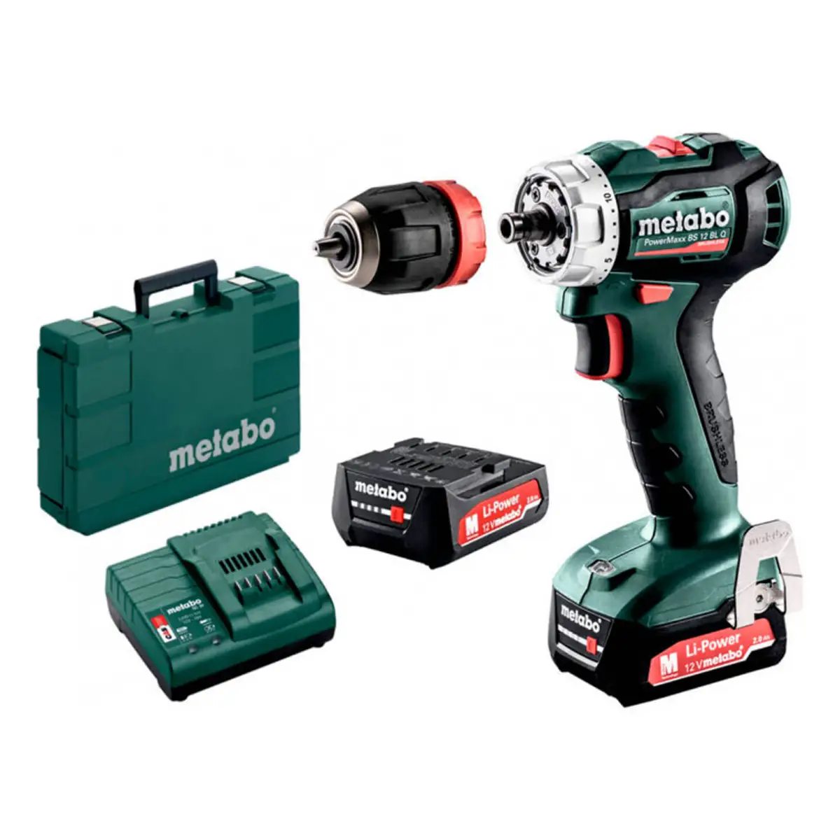 Metabo POWERMAXX BS 12 BL Q Акумуляторна дриль-шуруповерт (601037500)