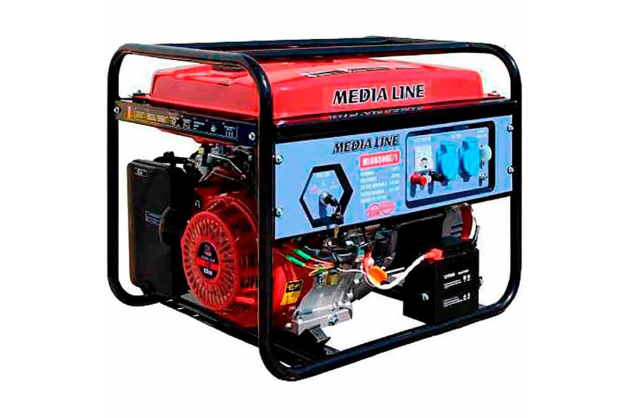 Міні-електростанція бензинова AGT Media Line MLG-6500E/2