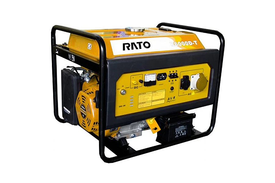 Бензиновий генератор Rato R6000D-T