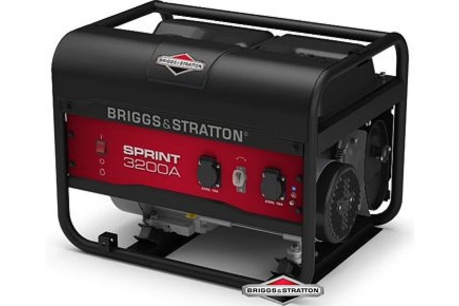 Генератор бензиновий 2,5 кВтBriggs&Stratton Sprint 3200A відкритого типу