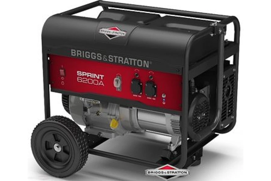 Бензиновий генератор 4,9 кВтBriggs&Stratton Sprint 6200A відкритого типу