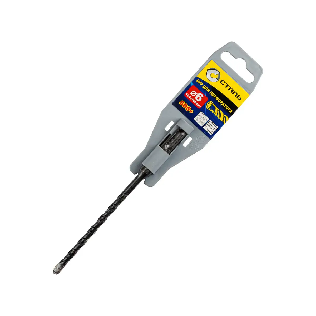 Свердло Сталь SDS-plus, 6х160 мм