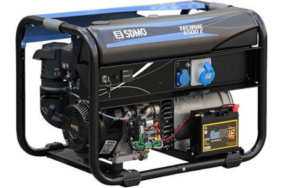Електростанція бензинова 6 кВт SDMO TECHNIC 6500 E відкритого типу